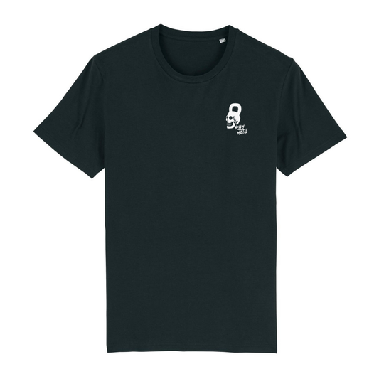 'HEAVIER METAL WHITE'- BLACK TEE