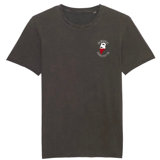 'BURPEE BANDITOS'- VINTAGE DYED BLACK TEE